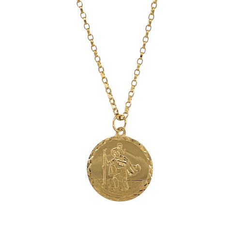 9ct Gold St Christopher 18