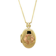 Load image into Gallery viewer, 9ct Gold Clogau Tree of Life Oval Locket 18&quot; Necklace
