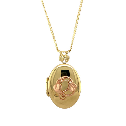 9ct Gold Clogau Tree of Life Oval Locket 18