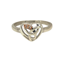 Load image into Gallery viewer, 925 Silver &amp; Diamond Set Clogau Eternal Love Heart Ring
