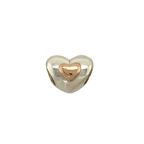 925 Silver Clogau Heart Charm