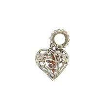 Load image into Gallery viewer, 925 Silver Clogau Tree of Life Heart Charm
