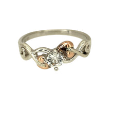 Load image into Gallery viewer, 925 Silver &amp; White Topaz Set Clogau Tree of Life Ring
