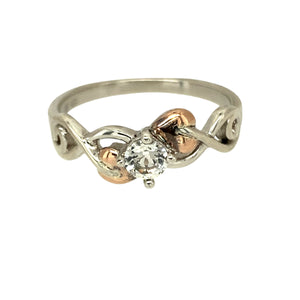 925 Silver & White Topaz Set Clogau Tree of Life Ring