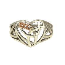 Load image into Gallery viewer, 925 Silver &amp; Diamond Set Clogau Eternal Love Heart Ring
