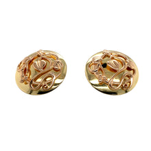 Load image into Gallery viewer, Preowned 9ct Yellow and Rose Gold Clogau Tree of Life Round Stud Earrings with the weight 7.60 grams. The backs are not Clogau
