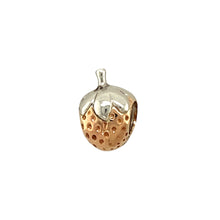 Load image into Gallery viewer, Preowned 925 Silver with 9ct Rose Gold Clogau Strawberry Charm with the weight 3.90 grams
