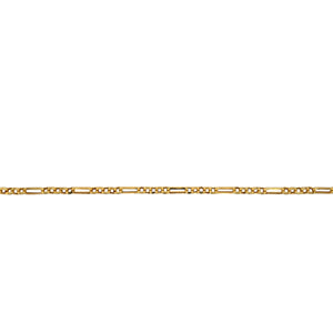 New 9ct Gold 7.75" Figaro Bracelet