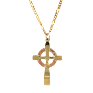 9ct Gold Clogau Celtic Cross 18" Necklace