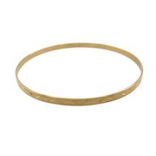 Load image into Gallery viewer, 9ct Solid Gold Patterned Bangle
