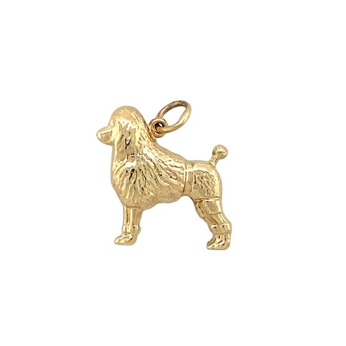 9ct Gold Poodle Charm