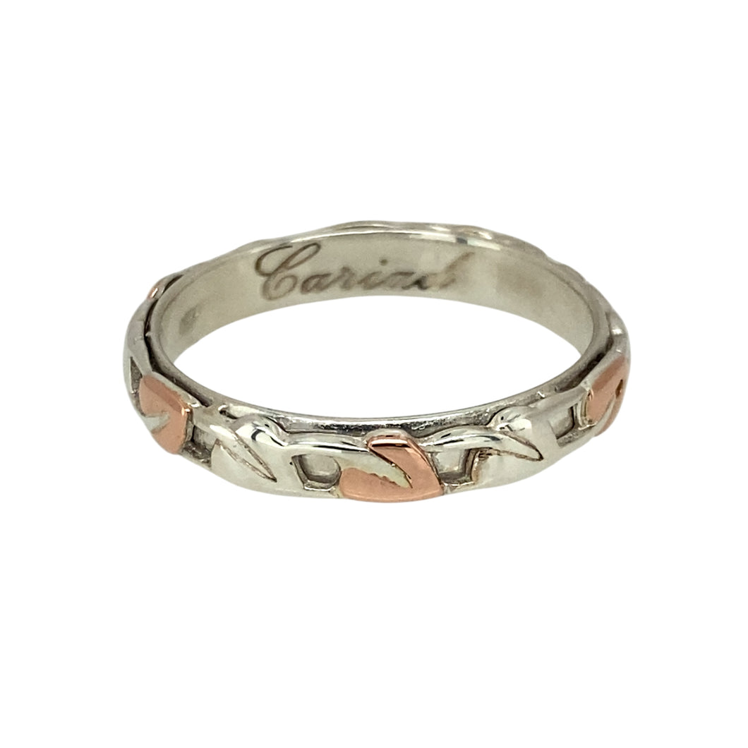 925 Silver Clogau Cariad Tree of Life Band Ring