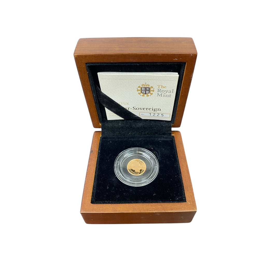 2012 Queen Elizabeth II 22ct Gold Quarter Sovereign