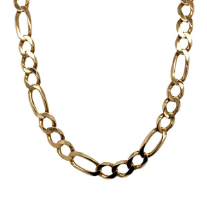 9ct Gold 20" Figaro Chain