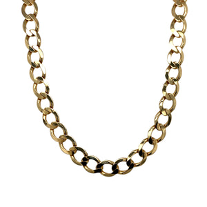 9ct Gold 22" Curb Chain