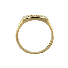 Load image into Gallery viewer, 9ct Gold Welsh Dragon Rectangle Signet Ring
