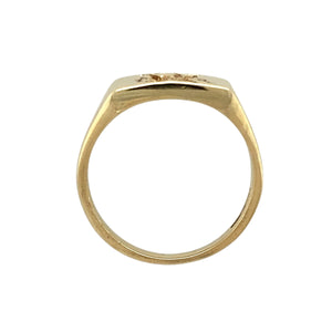 9ct Gold Welsh Dragon Rectangle Signet Ring