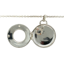 Load image into Gallery viewer, 925 Silver Clogau Tree of Life Circle Locket 18&quot; Necklace
