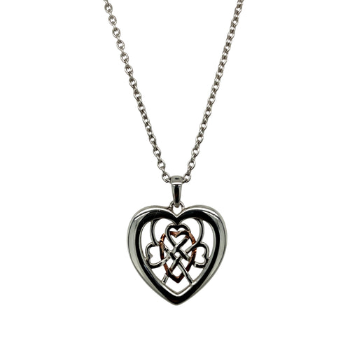 925 Silver Clogau Royalty Heart 18