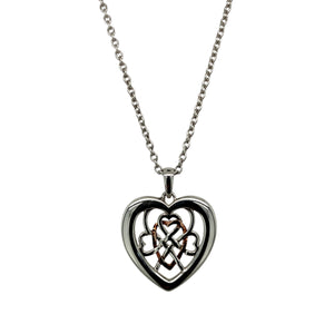 925 Silver Clogau Royalty Heart 18" - 22" Necklace