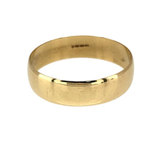 Load image into Gallery viewer, Preowned 9ct Yellow Gold 6mm Wedding Band Ring in size V to W with the weight 2.21 grams
