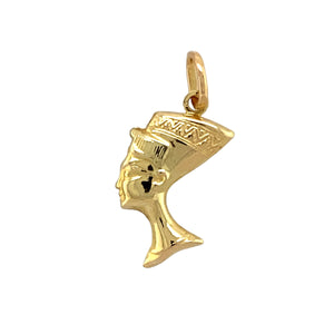 9ct Gold Nefertiti Head Pendant