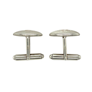 925 Silver Clogau Welsh WRU Rugby Ball Cufflinks