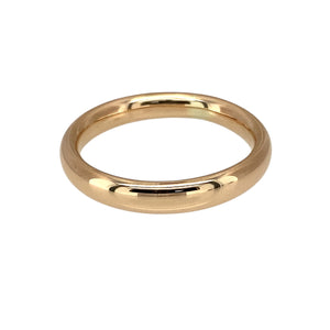 9ct Gold 3mm Wedding Band Ring