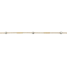 Load image into Gallery viewer, 9ct Gold Ball and Bar Style Fancy 16&quot; Necklace/Chain
