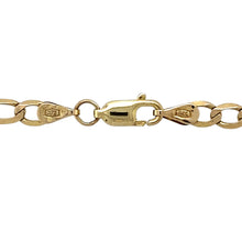 Load image into Gallery viewer, Preowned 9ct Yellow Gold 18&quot; Figaro Chain with the weight 5.70 grams and link width 4mm
