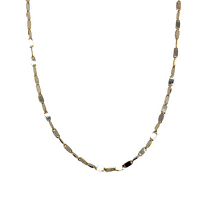 9ct Gold 18" Mirror Style Link Necklace/Chain