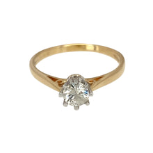 Load image into Gallery viewer, 9ct Gold &amp; Diamond Set Solitaire Ring
