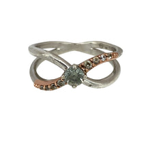 Load image into Gallery viewer, 925 Silver &amp; White Topaz Set Clogau Ring
