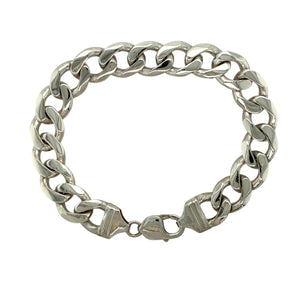 925 Silver 9.5" Curb Bracelet