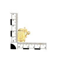 Load image into Gallery viewer, 9ct Gold Patterned Opening Tankard Charm
