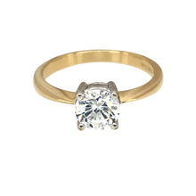 Load image into Gallery viewer, 9ct Gold &amp; Cubic Zirconia Set Solitaire Ring
