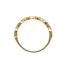 Load image into Gallery viewer, 9ct Gold &amp; Diamond Set Twist Weave Band Ring
