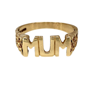 9ct Gold Mum Ring