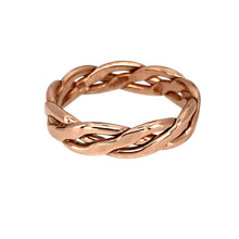 Load image into Gallery viewer, 9ct Welsh Gold Celtic Weave Band Ring
