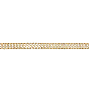 9ct Gold Open Weave 7" Bracelet