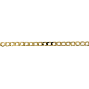 9ct Gold 7.5" Curb Bracelet