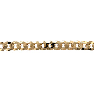 9ct Gold 8.5" Curb Bracelet