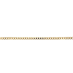 9ct Gold 7" Curb Bracelet