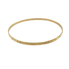 Load image into Gallery viewer, 9ct Solid Gold Patterned Bangle
