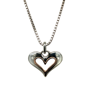 925 Silver Clogau 'Always my Heart' Open Heart 18" - 20" Necklace