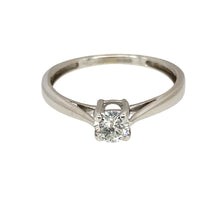 Load image into Gallery viewer, 18ct White Gold &amp; Diamond Set Solitaire Ring
