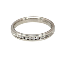 Load image into Gallery viewer, 9ct White Gold &amp; Diamond Set Band Ring
