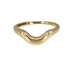 9ct Gold Wishbone Style Ring