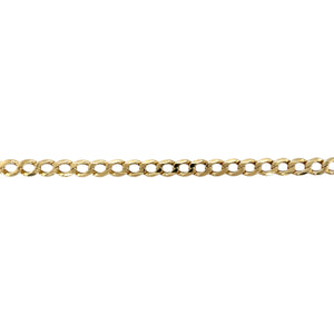 9ct Gold 8.5" Curb Bracelet