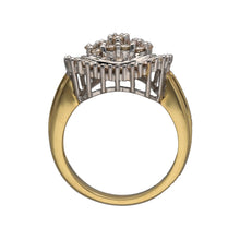 Load image into Gallery viewer, 9ct Gold &amp; Diamond Heart Cluster Ring
